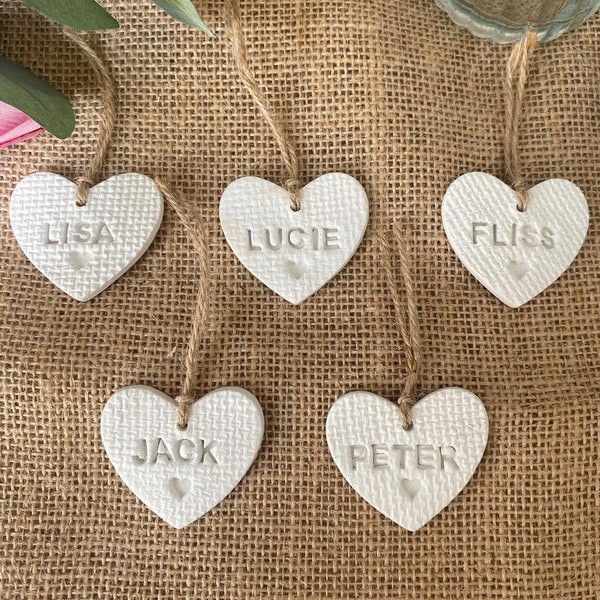 WEDDING FAVOURS Personalised, wedding favours, place settings, name settings, table decor, wedding, hen party, birthday, keepsake, rustic