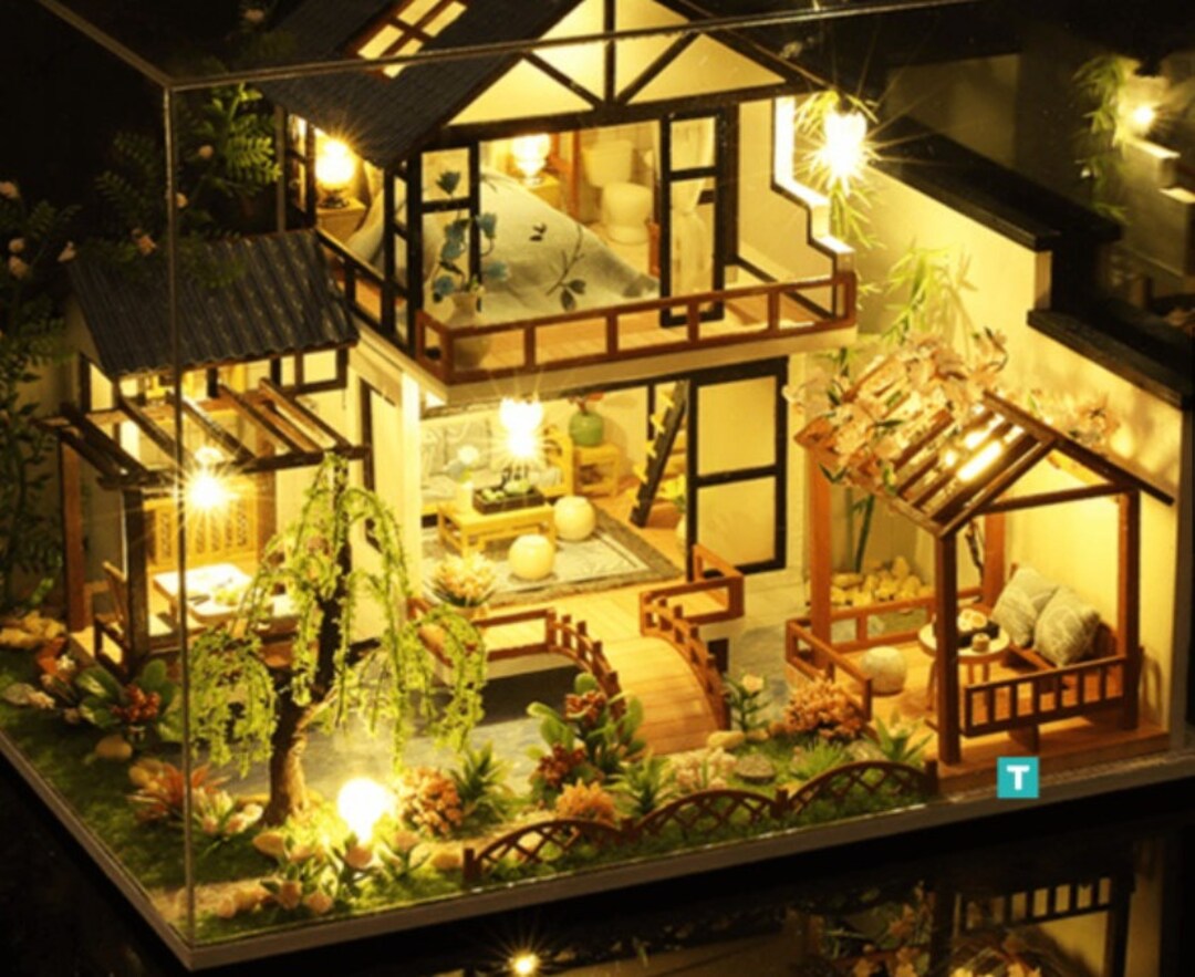 DIY Mini House Toy House Tiny Home Barbie House Miniature Etsy