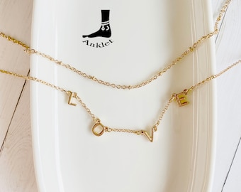 Love Anklet, Two sets of gold Anklet