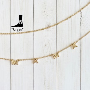 Tornozeleira Mama Gold Chain Dois Conjuntos