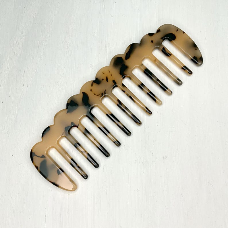 3 Edge Comb Scalloped Edge Hair Comb - Etsy
