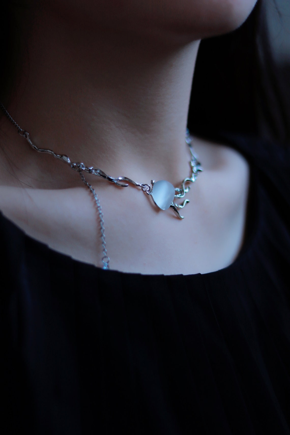 Y2K Jellyfish Natural Gemstone Jewelry 2000s Fashion Etsy