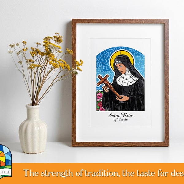 Saint Rita of Cascia Printable - Etsy
