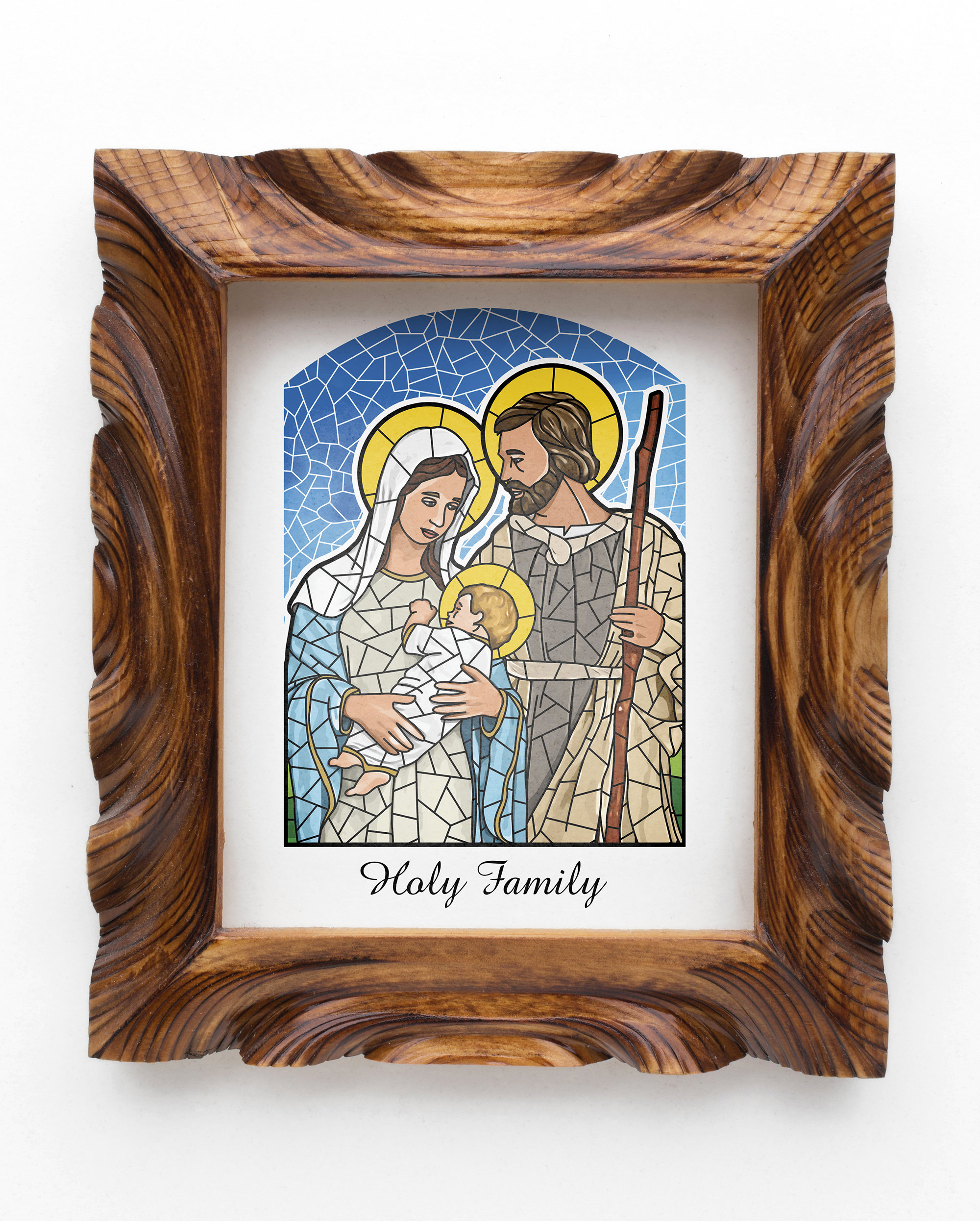Holy Family Print, Holy Family Wall Art, Holy Family Printable ...