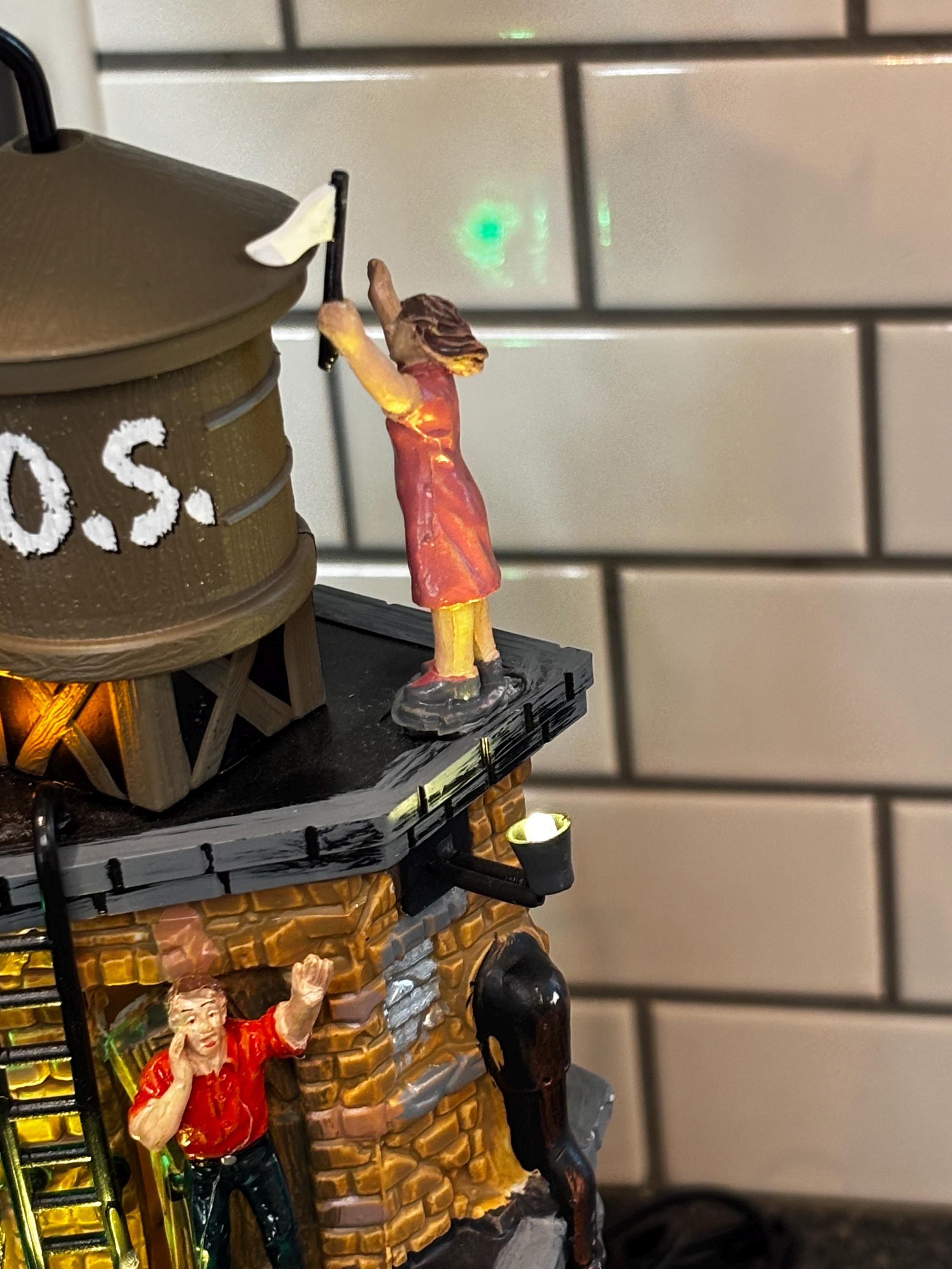 Lemax Spooky Town Zombie Fortress: Lighted Halloween Haunted