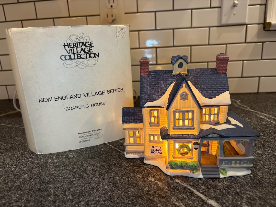 Department 56 New England Village – Laurel Hill Kirche, Detailreiche Miniatur Für Sammler
