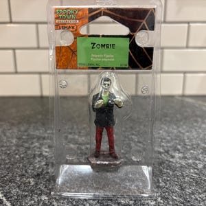 Lemax Spooky Town:  Zombie, Haunted Accessory, Haunted Decor, Halloween Accessory, Halloween Decor, Zombie Decor