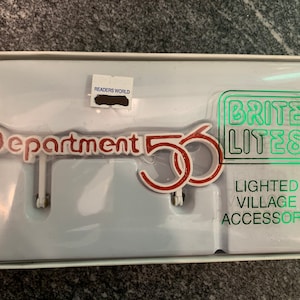 Dept 56: Village Lighted Accessory - Department 56, RETIRED DEPT 56