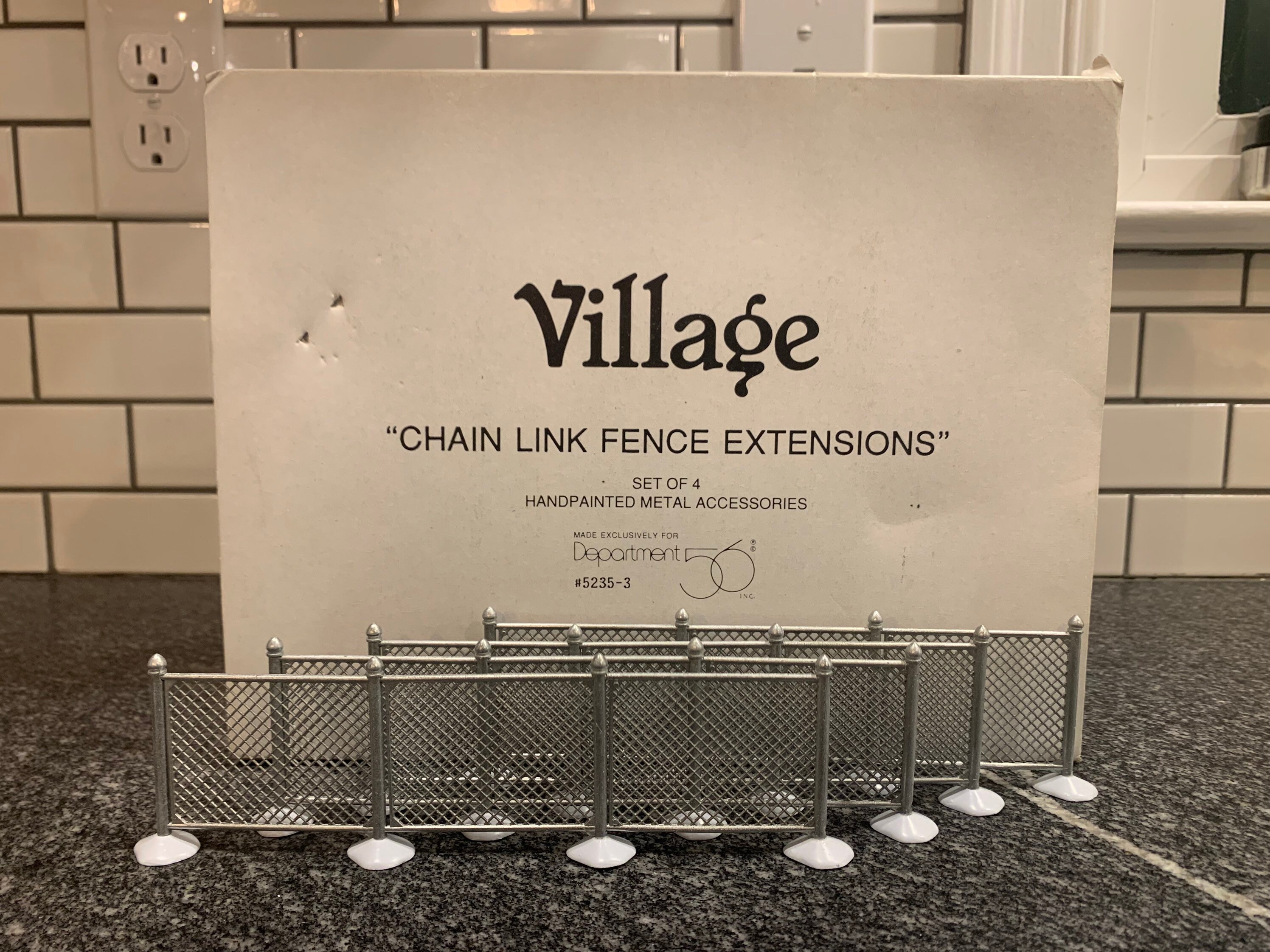 Vintage Dept 56 Chain Link Fence Extensions - Original Snow Village Set -  Etsy