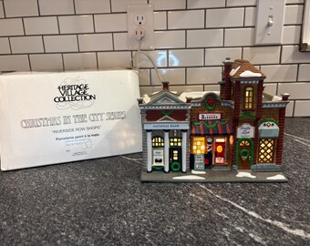 Department 56 the Original Shops of Dickens Village - Set of Seven