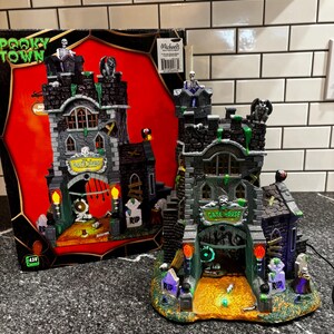 Lemax Spooky Town Gate House: Haunted Halloween Village Decor - Etsy