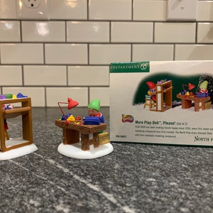 Dept 56:  More Play-Doh, Please!, North Pole Series, Department 56, Vintage North Pole, Vintage Department 56, Vintage Accessory