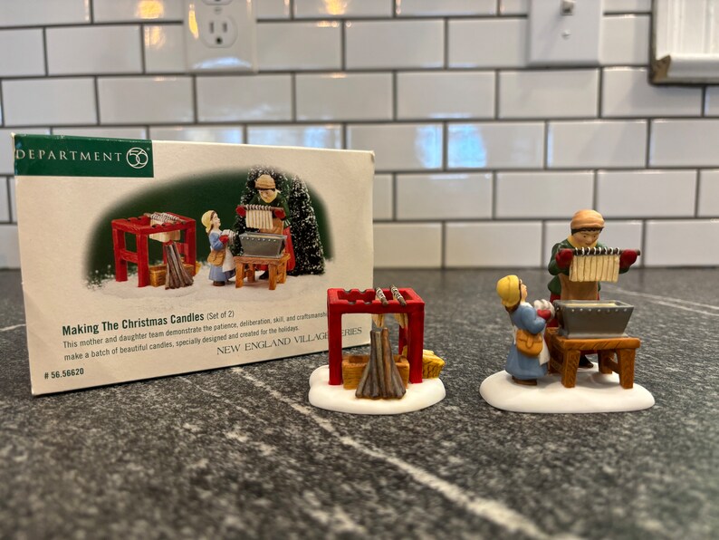Department 56 Making the Christmas Candles Village Scene Accessory - Thumbnail 3