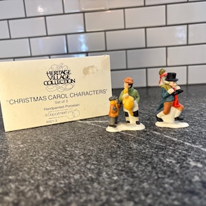 Dept 56: Christmas Carol Characters (set of 3), Dickens Series, Department 56, RETIRED DEPT 56, Vintage Accessory