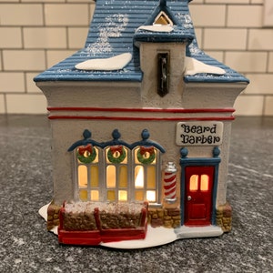 Dept 56: Beard Barber Shop, North Pole Series, Department 56, RETIRED DEPT 56