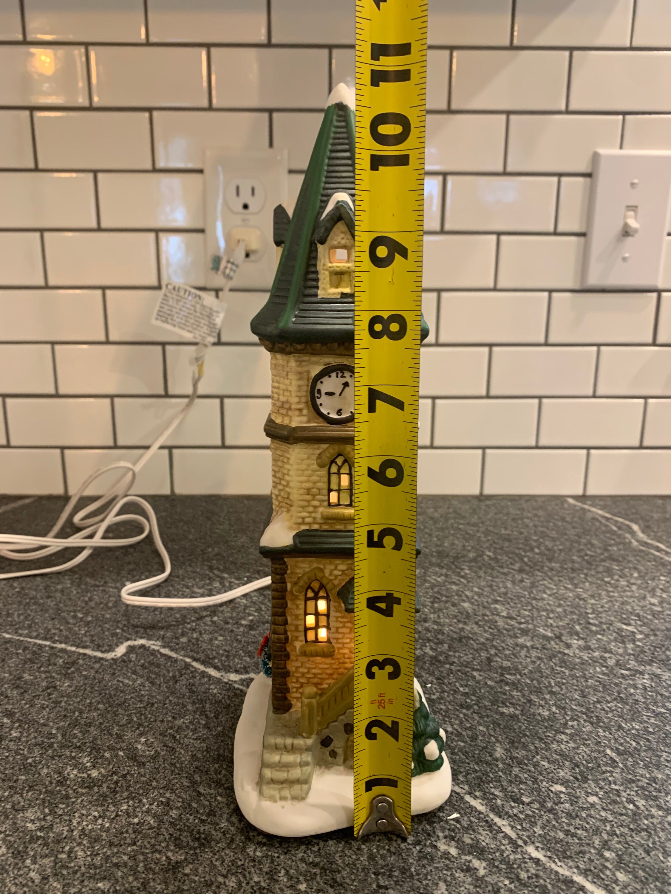 St. Nicholas Square Clock Tower: Holiday Village Decor - Etsy