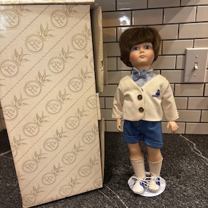 The Prestige Collection:  Arther, Porcelain doll, baby doll, collectible doll