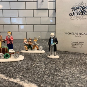 Dept 56:  Nicholas Nickelby Characters; Dickens Series, Department 56, RETIRED DEPT 56