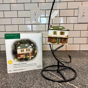 Dept 56:  Scrooge and Marley Counting House, Christmas Carol Cottages, Dickens Village, Village Ornament, Holiday Ornament