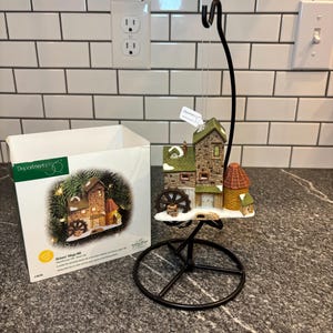 Dept 56:  Dickens Village Mill, Dickens Village, Department 56, Holiday Ornament, Village Ornament, Village Accessory, Holiday Accessory