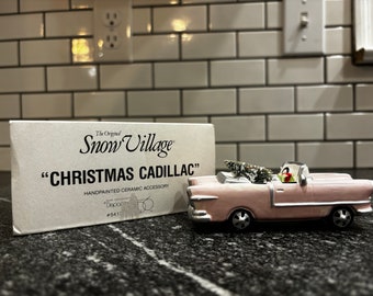 Dept 56: Christmas Cadillac, Original Snow Village, Department 56