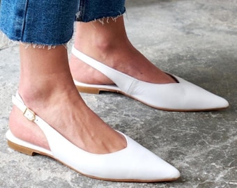 Asymmetrical open toe flat outlet