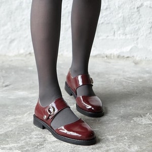 burgundy mary jane shoes,Black Leather mary jane,low heel sandals,mary jane sandals,mary jane flats,oxford shoes,handmade shoes,mary janes