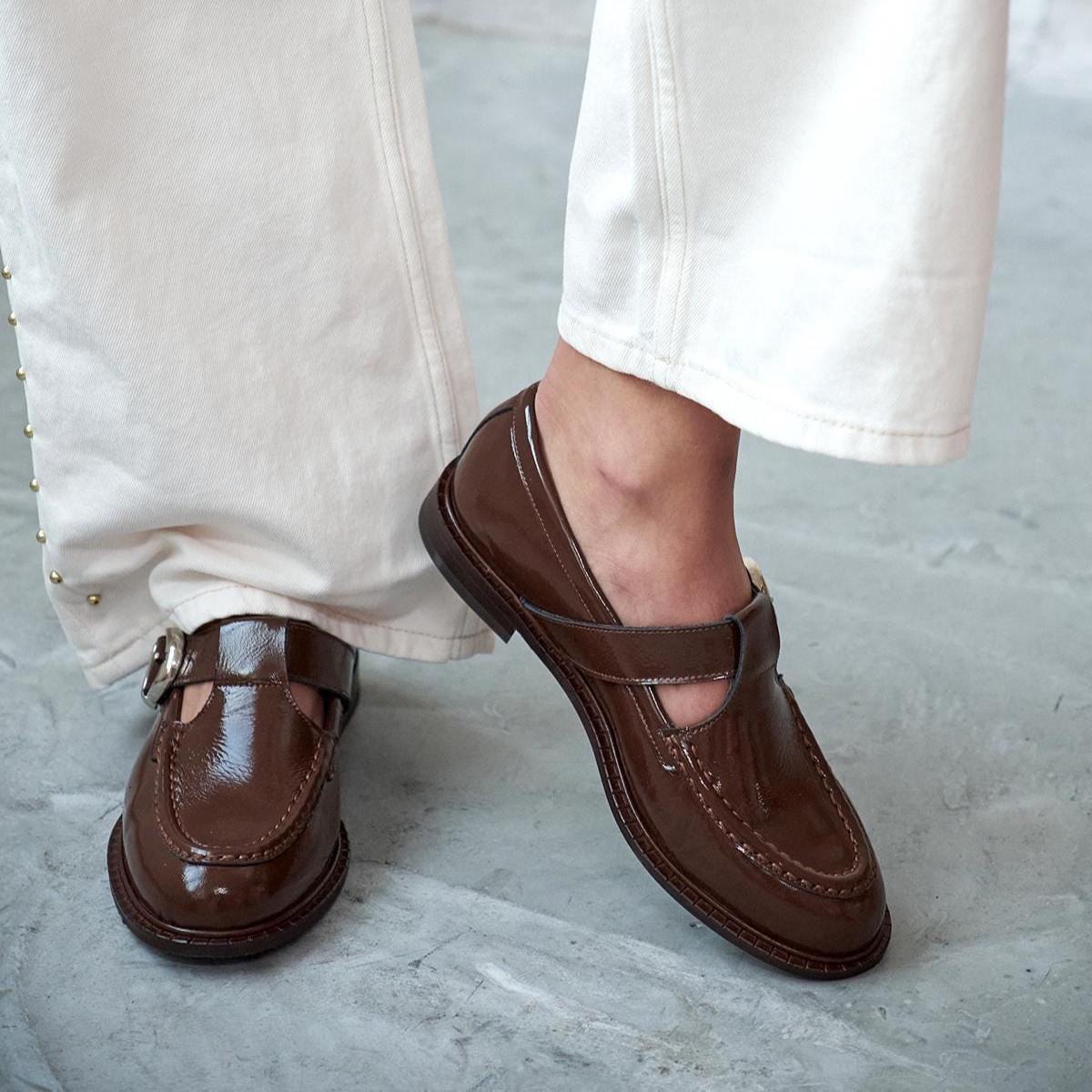 [JILLSTUART]★T-STRAP ROUND LOAFERS Designer fashion, Seoul-fully created | W Concept