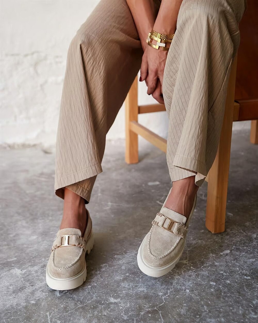 coloured loafers womens