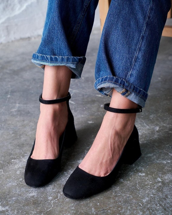 Jual Maison Margiela Tabi Mary Janes Split Toe Shoes Black Di Seller