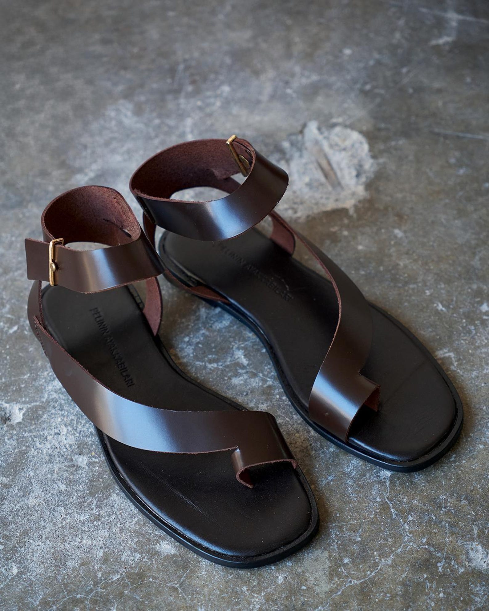 Brown Strap Style Summer PU Sandal