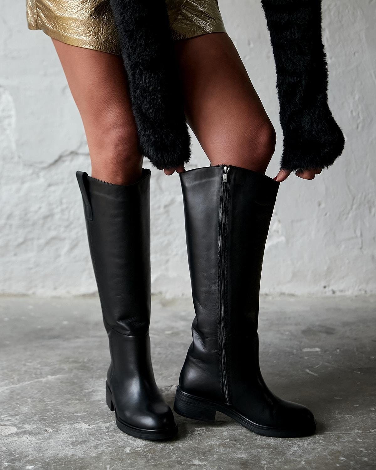 Black Leather Knee High Boots,wide Calf Boots,round Toe Boots,flat Black Leather Boots,leather Tall Boots,zipper Boots,brown Leather Boots - Etsy Black Leather Knee High Boots,wide Calf Boots,round Toe Boots,flat Black Leather Boots,leather Tall Boots,zipper Boots,brown Leather Boots - Etsy
