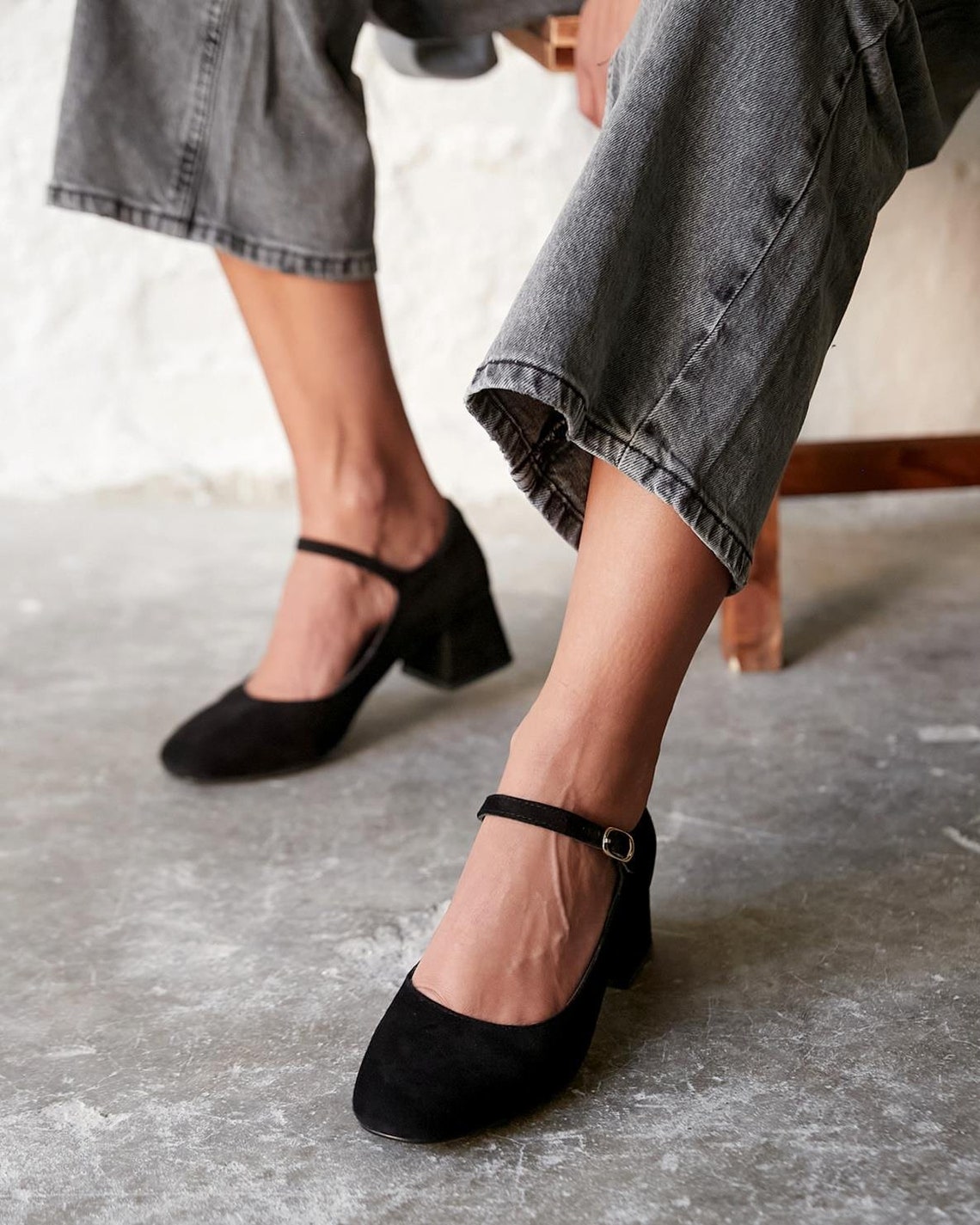 Primula Block Heel Mary Jane Sandals
