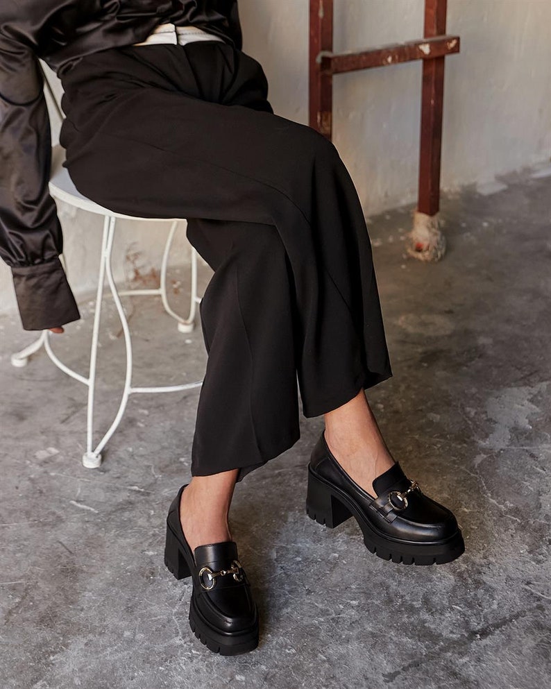 loafer platform shoes