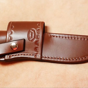 Anpassad läderslida för Buck 120