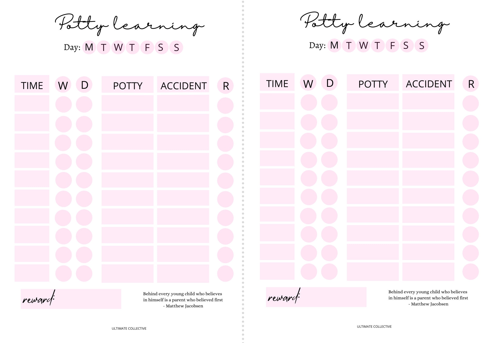 Toilet Training Template Potty Training Document Potty Learning Toilet Training Template Potty Training Document Potty Learning
