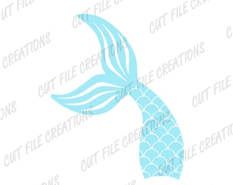 Mermaid Tail SVG, Mermaid Tail png, SVG Dateien für Cricut, Cut Dateien, Silhouette, Glowforge, Sublimation Datei, digitaler Download