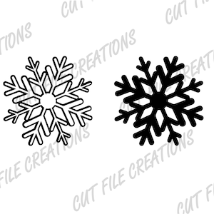 Snowflake SVG, Merry Christmas SVG, Merry Christmas PNG, Cut files for cricut, Silhouette, Sublimation file, Digital download
