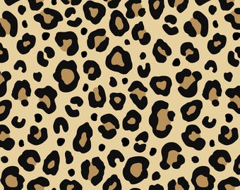 Leopard Print Seamless Pattern, Sublimation Design (PNG)