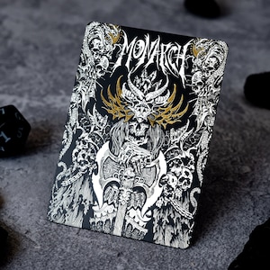 Stainless Steel Monarch Token — MTG Tokens for MTG Commander — mtg Custom Proxy, mtg Counter, mtg Alters