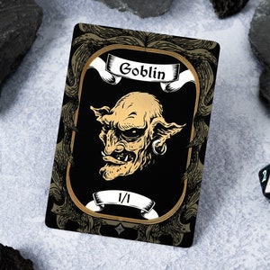 Stainless Steel Goblin Token for Magic the Gathering TCG