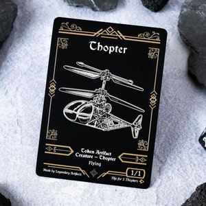 Stainless Steel Thopter Token — MTG Tokens for MTG Commander — mtg Custom Proxy, mtg Counter, mtg Alters