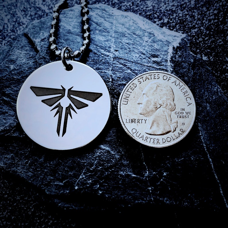 The Last of Us Personalized Firefly Pendant Engraved Steel Etsy