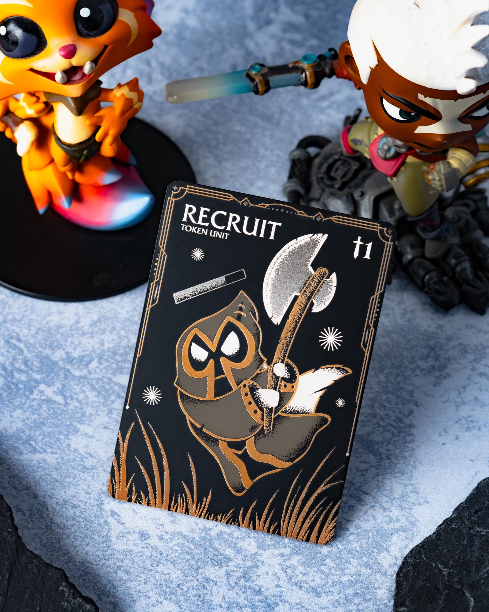 Stainless Steel Recruit Token for Riftbound TCG - Etsy