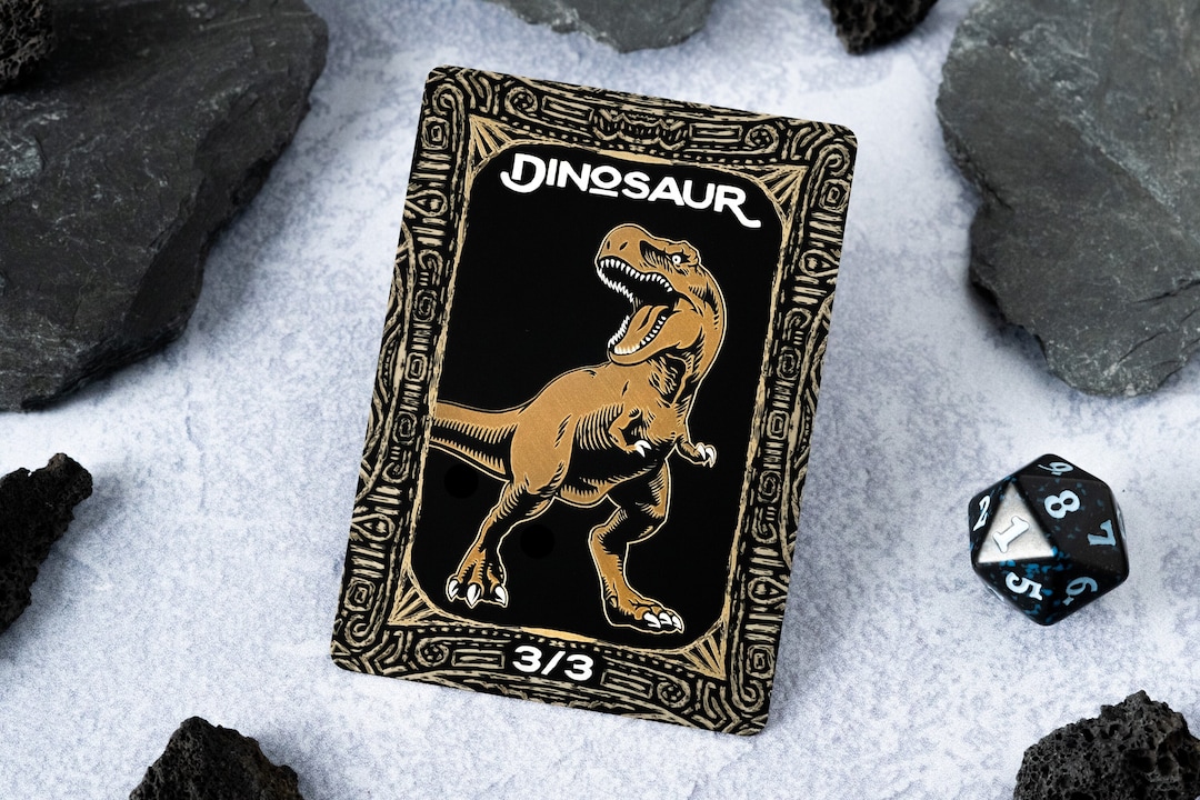 Stainless Steel Dinosaur Token for Magic the Gathering TCG - Etsy