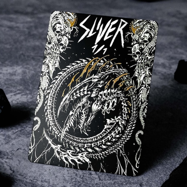 Stainless Steel Sliver Token for Magic the Gathering TCG