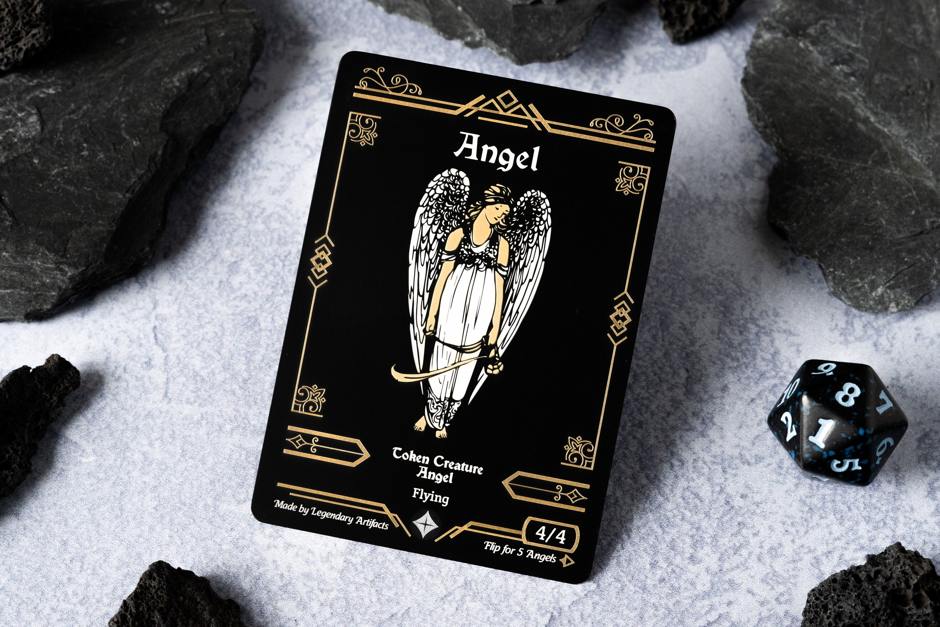 マジック：ザ・ギャザリング TCG 用ステンレススチール製エンジェル