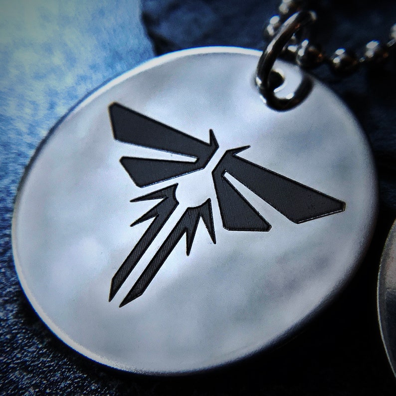 The Last of Us Personalized Firefly Pendant Engraved Steel Etsy