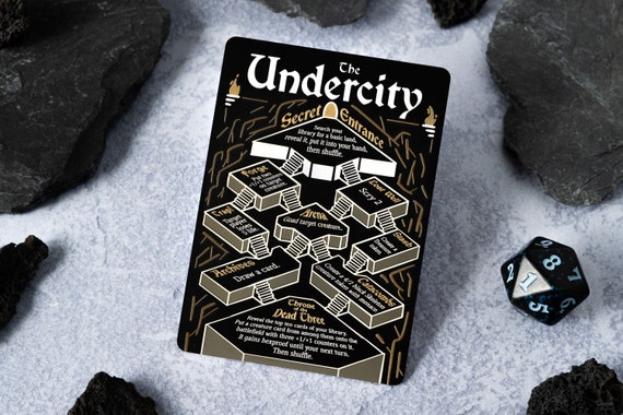 undercity mtg card Stainless Steel the Undercity Token for Magic the Gathering TCG