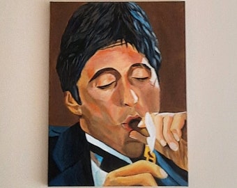 Scarface - Pintura original - Al Pacino